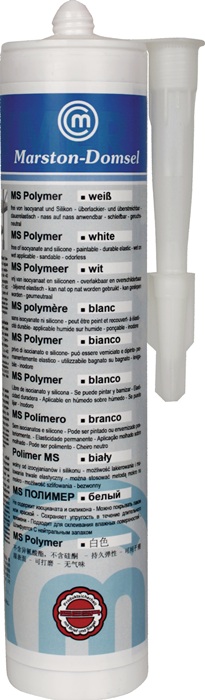 Kleb- u.Dichtstoff MD-MS Polymer weiß 440g Kartusche MARSTON