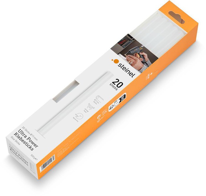 Klebesticks ULTRA POWER L.250mm Klebepatronen-Ø 11mm 500 g/20 St.STEINEL