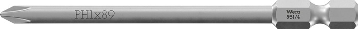Bit 851/4 Z 1/4 Zoll PH 1 L.89mm zähh.WERA