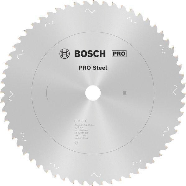 Kreissägeblatt PRO Steel Form HLTCG D.305mm Bohrungs-D.25,4mm Z.60 BOSCH
