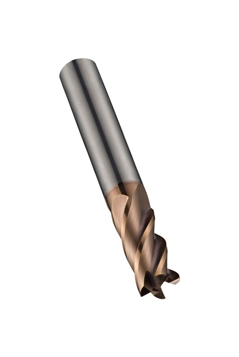 Schaftfräser S766 D.8mm Gesamt-L.64mm Schneiden-L.20mm HM TiSiN Z.4