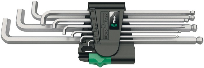 Winkelschlüsselsatz 950 PKLS/9 SM SB Innen-6-kt 9tlg SW1,5/2/2,5/3/4/5/6/8/10mm