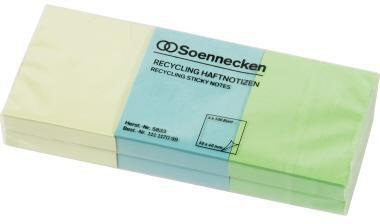 Soennecken Haftnotiz oeco 5833 RC 50x40mm 100Bl. sort. 6St.