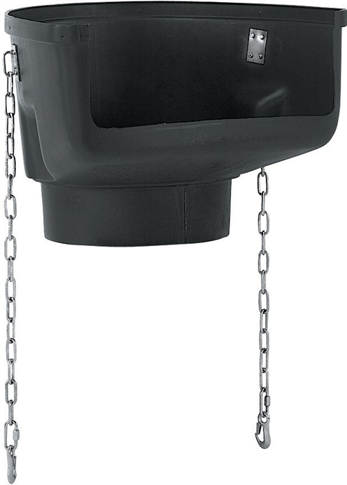 Schuttrohrtrichter 6kg PE kurz D.oben=528mm 412mm MÜBA