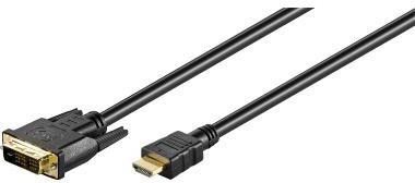 Goobay HDMI auf DVI-D Kabel 51581 Typ A / DVI-D Stecker 3m schwarz