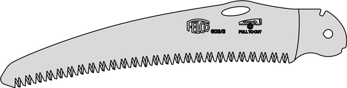 Ersatzsägeblatt 603/3 Blatt-L.200mm FELCO