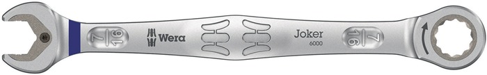 Maulringratschenschlüssel Joker SW7/16Zoll L.165mm CV-Molybdän nickel-chrom-b.