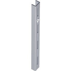 Wandsch.L.1000mm weiß STA einreihige Lochung ALFER ALUMINIUM