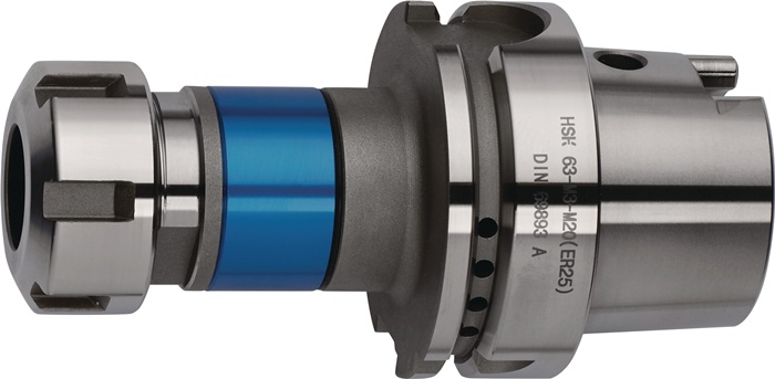 Gewindeschneidfutter Synchron DIN 69893A M3-M20 HSK-A63 A.-L.98mm TECWERK