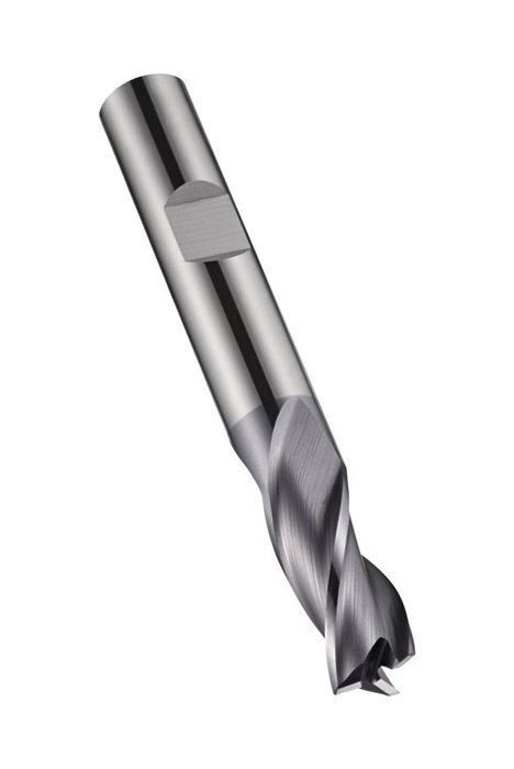 Schaftfräser S933 D.16mm Gesamt-L.92mm Schneiden-L.32mm HM TiAlN 30Grad Z.3