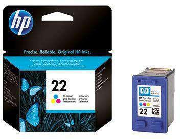 HP Tintenpatrone C9352AE 22 165Seiten 5ml c/m/y