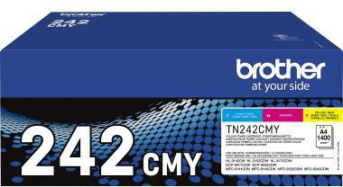 Brother Toner TN242CMY 1.400Seiten c/m/y 3 St./Pack.