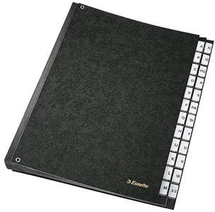Esselte Pultordner 629997 A-Z Hartpappe schwarz