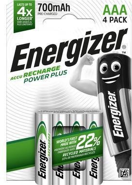 Energizer Akku Recharge PowerPlus E300626600 AAA/HR3 4 St./Pack.