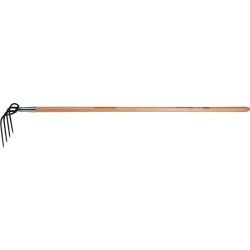 Kartoffelhacke Zinken-L.190 mm,4 Zinken geschmiedet,m.Stiel