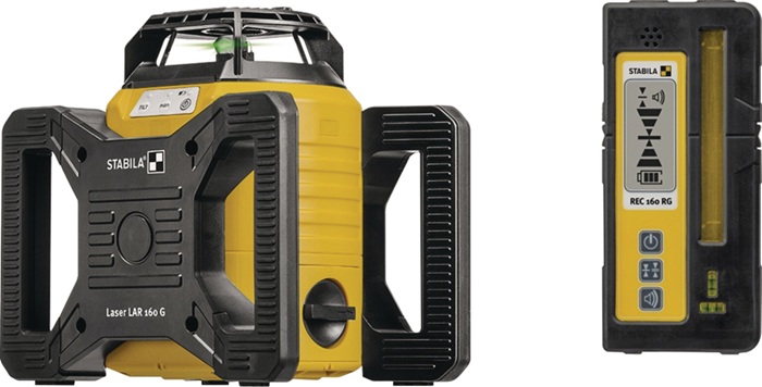Rotationslaserset LAR 160 G 600m 4-tlg.± 5Grad STABILA