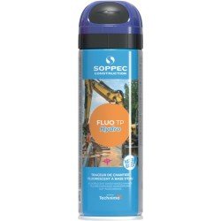 Baustellenmarkierspray Fluo TP Hydro neonblau 500ml Spraydose SOPPEC