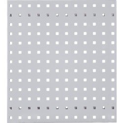 Lochplatte B450xL500mm lichtgrau RASTERPLAN