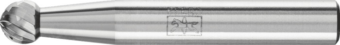 Frässtift KUD D.6mm Kopf-L.5mm Schaft-D.6mm HM Verz.3 PLUS PFERD