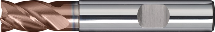 Schaftfräser DIN 6527K TypN HPC D.12mm Einsatz-L.26mm VHM TiAlN HB Z.4 kurz TW