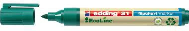edding Flipchartmarker 31 EcoLine 4-31004 1,5-3mm Rundspitze grün