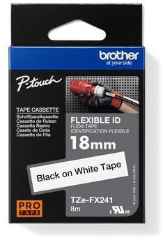 Brother Schriftband TZEFX241 18mmx8m sw auf ws
