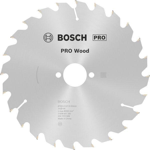 Kreissägeblatt PRO Wood AD 190mm Z.24 WZ Schnitt-B.2mm BOSCH