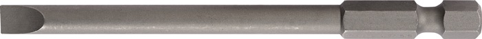 Bit f.Schlitzschrauben 4,5mm L.89mm 1/4 Zoll E6,3 Schneidenstärke 0,6mm TECWERK