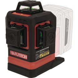 Multilinienlaser Multicross 3D ± 4Grad ± 0,2 mm/m 120m Laserklasse 2 Laser grün