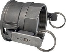 Hebelarmk.Safe-Lock Kamlok Typ D VA (1.4408) 87,88mm 3 Zoll
