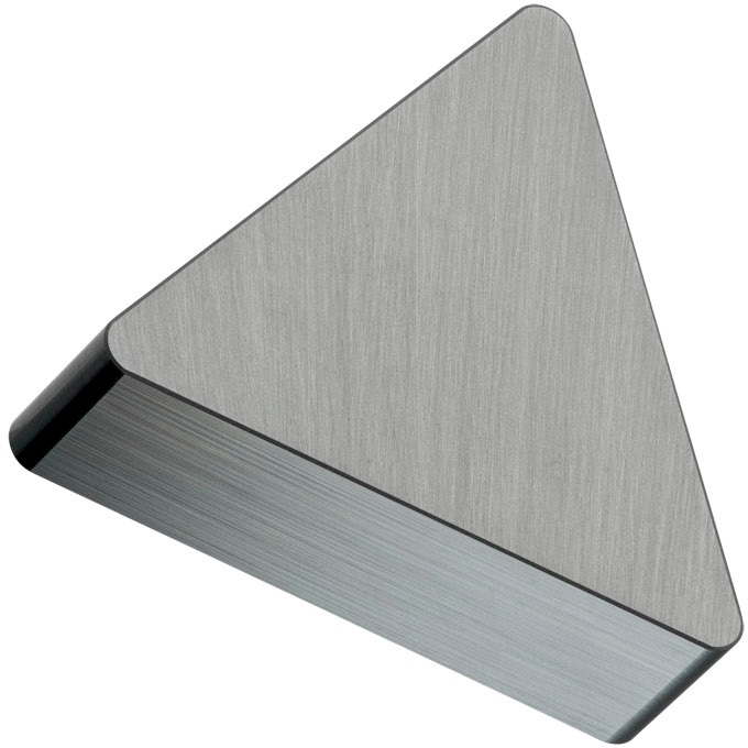 Drehwendeschneidplatte ISO TNGN 160408 T01020:TC100 Tiefe 3,8mm Schwarzgrau