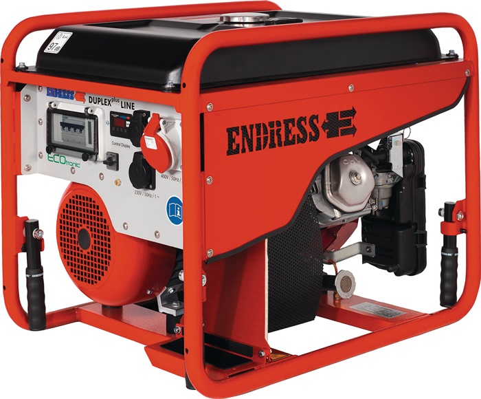 Stromerzeuger ESE 606 DHG-GT ISO DUPLEX 6 kVA,4,8 kW Benzin ENDRESS