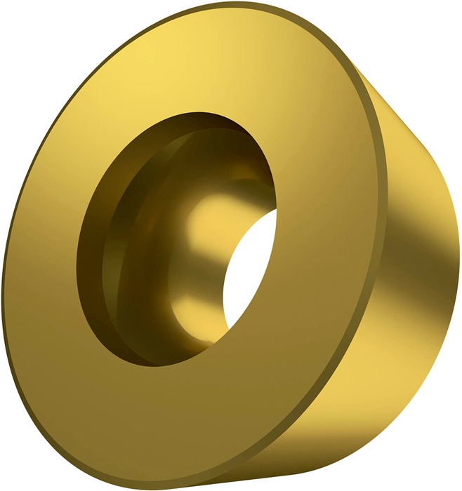 Fräswendeschneidplatte ISO RPEW 1204MOSN:M8340 D.4,4mm PVD beschichtet Gold