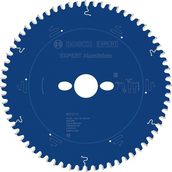 Kreissägeblatt EXPERT for Alu.AD 216mm Z.64 HLTCG Bohr.30mm Schnitt-B.2,6mm