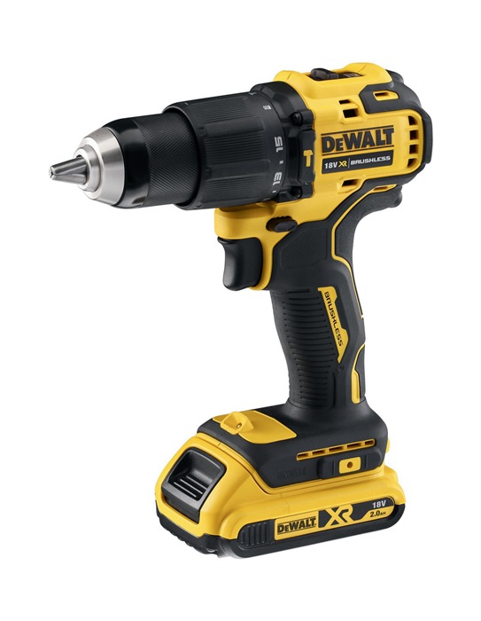 Akku-Schlagbohrschrauber DCD709D2T 18V 2Ah 1,5-13mm DEWALT