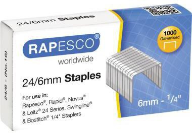 RAPESCO Heftklammer S24607Z3 24/6 verzinkt 1.000 St./Pack.