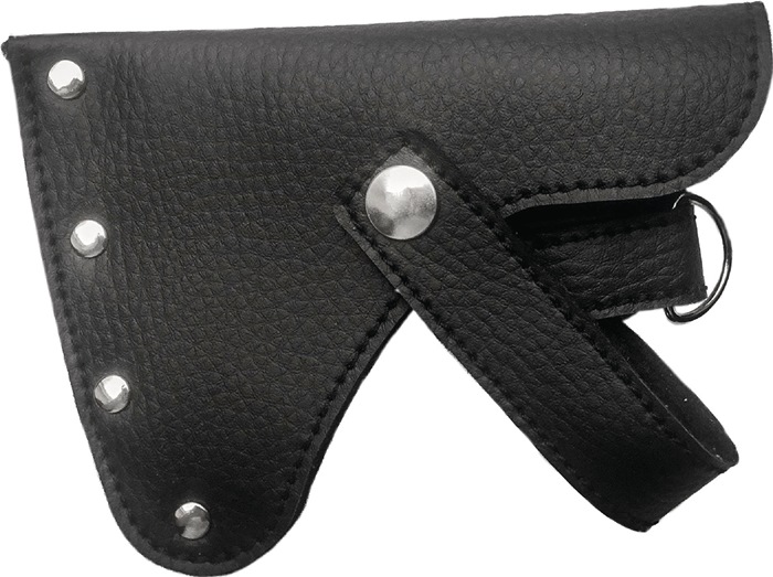Tasche f.Campingbeil Leder schwarz WAGNUM