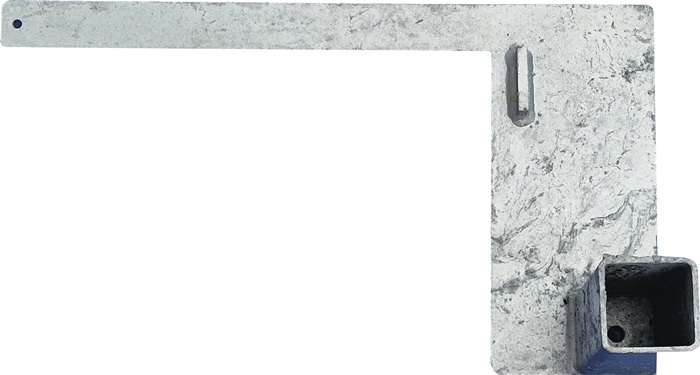 Geländerhalterung B170xH120xL400mm Metall f.RoadPlate 23/05 OXFORD