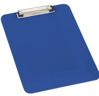 Klemmbrett DIN A4 Polystyrol blau