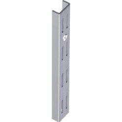 Wandsch.L.500mm weißaluminum STA zweireihige Lochung ALFER ALUMINIUM