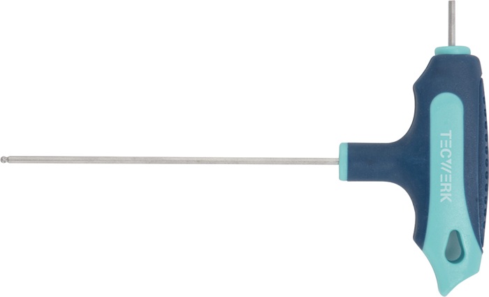 Stiftschlüssel m.Quergr.SW 10mm Klingen-L.200mm m.Seitenabtr.u.Kugelk.TECWERK