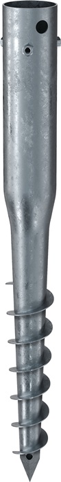 Schraubfundament G L.650mm D.68mm Gew.3xM8 1,9kg STA KRINNER