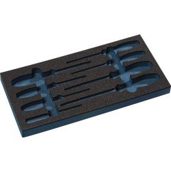 Werkzeugmodul Leereinlage 1/3-Modul 2000 871 240 8-tlg.TECWERK