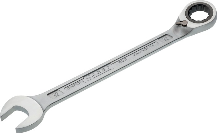 Maulringratschenschlüssel 606 SW 32mm L.425,8mm umschaltbar,Rings.15Grad HAZET