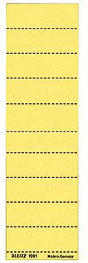 Leitz Beschriftungsschild 19010015 blanko 4zeilig gelb 100 St./Pack.