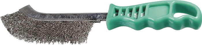 Drahtbürste L.265mm 0,3mm VA 1-reihig TECWERK