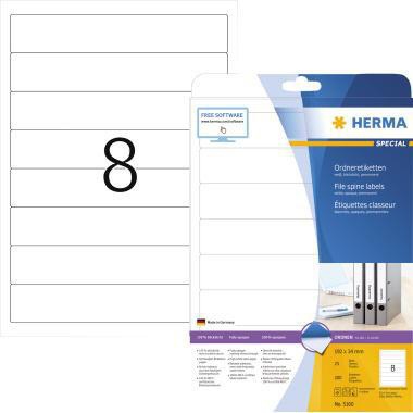 HERMA Ordneretikett 5160 schmal/kurz weiß 200 St./Pack.