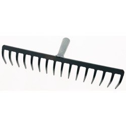 Gartenrechen Arbeits-B.410mm Zinken-L.70mm 16 Zinken o.Stiel KRUMPHOLZ