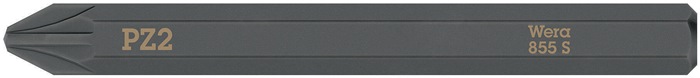 Bit 855 S PZ 2x70mm 1/4 Zoll 855 S PZ 2x70mm L.70mm WERA
