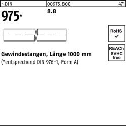 Gewindestange DIN 975 M12x 1000mm 8.8 1 Stück